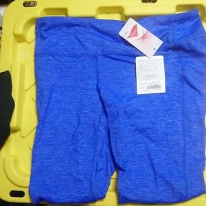 NWT Athleta Blue chat tights
